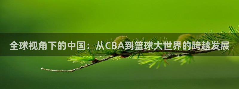 搜球吧直播nba直播：全球视角下的中国：从CBA到篮球大世界的跨越发展